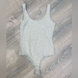 NWOT gray bodysuit